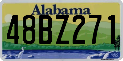 AL license plate 48BZ271