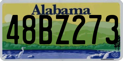 AL license plate 48BZ273