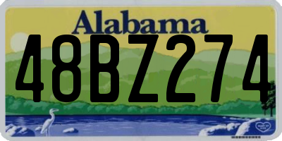 AL license plate 48BZ274