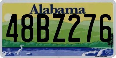 AL license plate 48BZ276