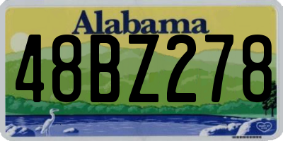 AL license plate 48BZ278