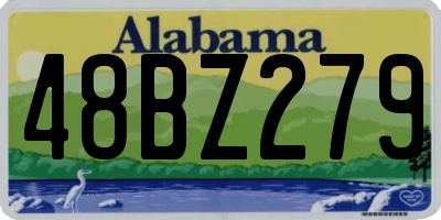 AL license plate 48BZ279
