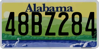 AL license plate 48BZ284