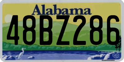 AL license plate 48BZ286
