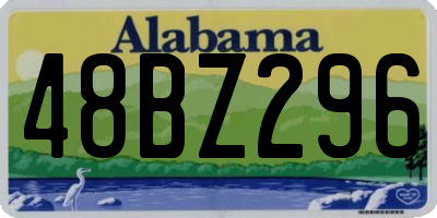 AL license plate 48BZ296