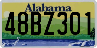 AL license plate 48BZ301