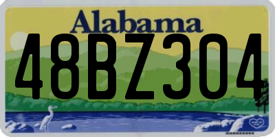 AL license plate 48BZ304