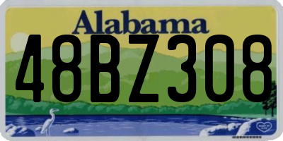 AL license plate 48BZ308