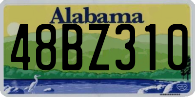 AL license plate 48BZ310