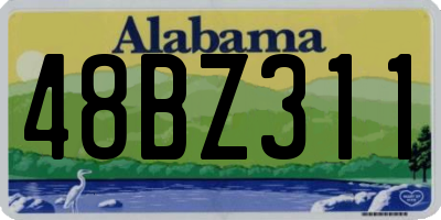 AL license plate 48BZ311