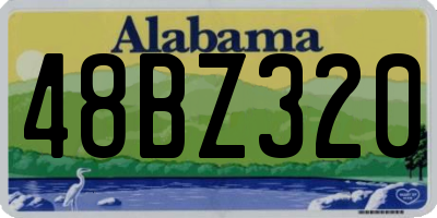 AL license plate 48BZ320