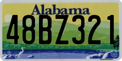 AL license plate 48BZ321