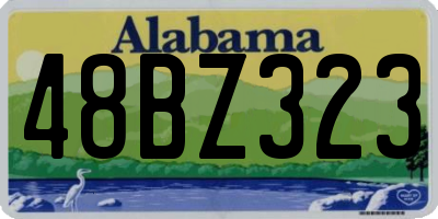 AL license plate 48BZ323