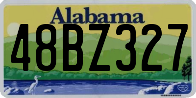 AL license plate 48BZ327