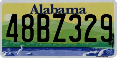 AL license plate 48BZ329