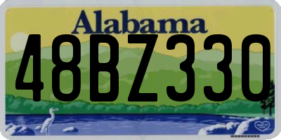 AL license plate 48BZ330