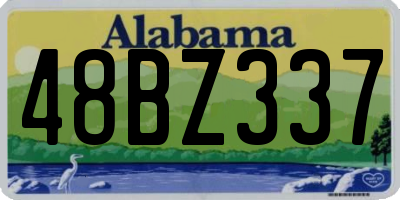 AL license plate 48BZ337