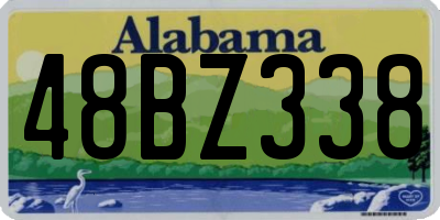 AL license plate 48BZ338