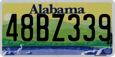 AL license plate 48BZ339