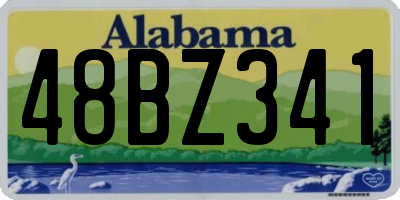 AL license plate 48BZ341