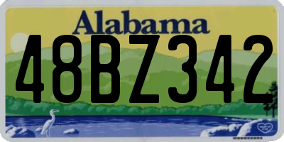 AL license plate 48BZ342