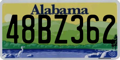 AL license plate 48BZ362