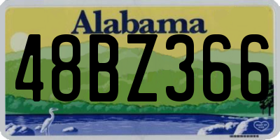 AL license plate 48BZ366