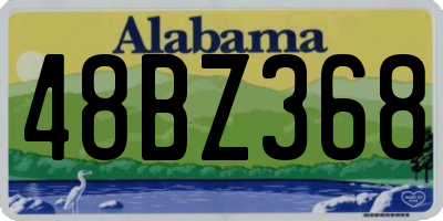 AL license plate 48BZ368
