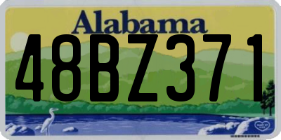 AL license plate 48BZ371