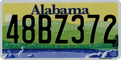 AL license plate 48BZ372