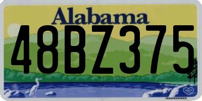 AL license plate 48BZ375