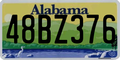 AL license plate 48BZ376