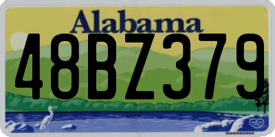 AL license plate 48BZ379