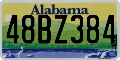 AL license plate 48BZ384