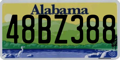 AL license plate 48BZ388
