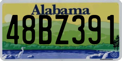AL license plate 48BZ391