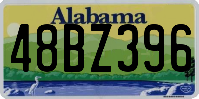AL license plate 48BZ396