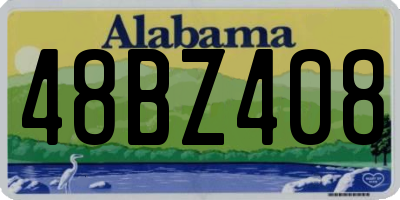 AL license plate 48BZ408