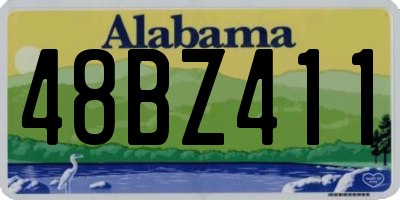 AL license plate 48BZ411