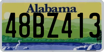 AL license plate 48BZ413