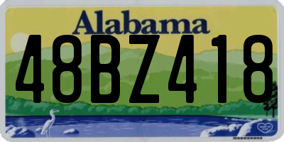 AL license plate 48BZ418