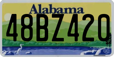 AL license plate 48BZ420