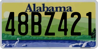 AL license plate 48BZ421