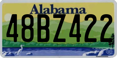 AL license plate 48BZ422