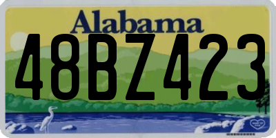AL license plate 48BZ423