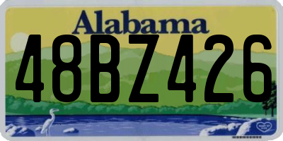 AL license plate 48BZ426