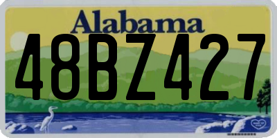 AL license plate 48BZ427
