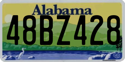 AL license plate 48BZ428