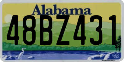 AL license plate 48BZ431