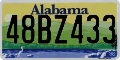 AL license plate 48BZ433
